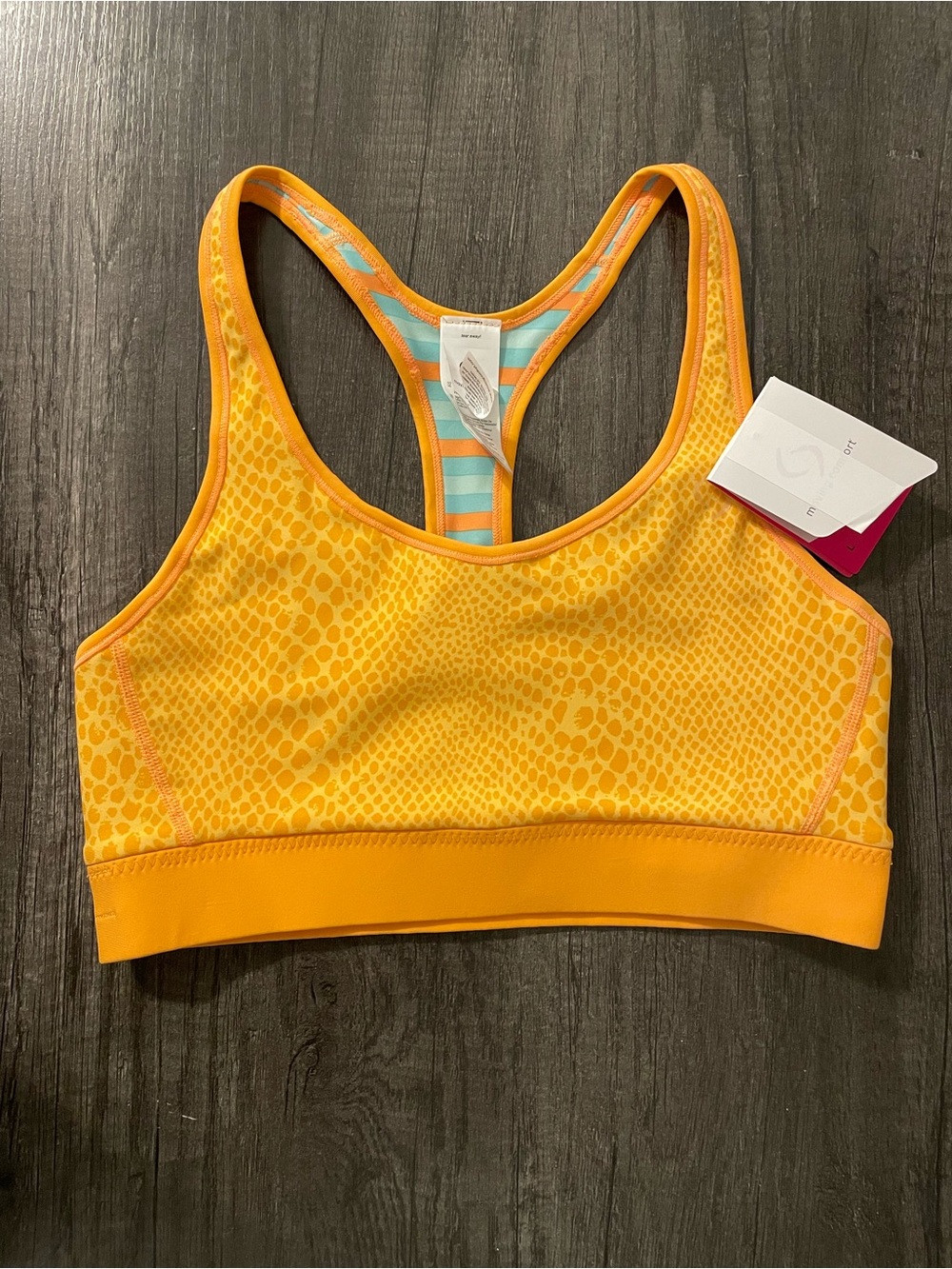 Brooks Moving Comfort Reversible Switchback Racerback Sports Bra